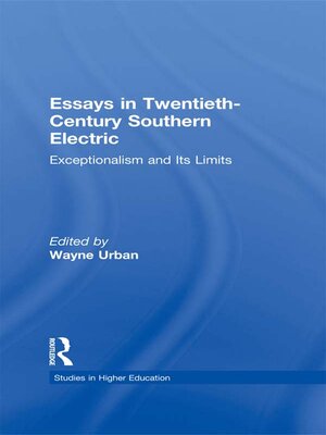 cover image of Essays in Twentieth-Century Southern Education